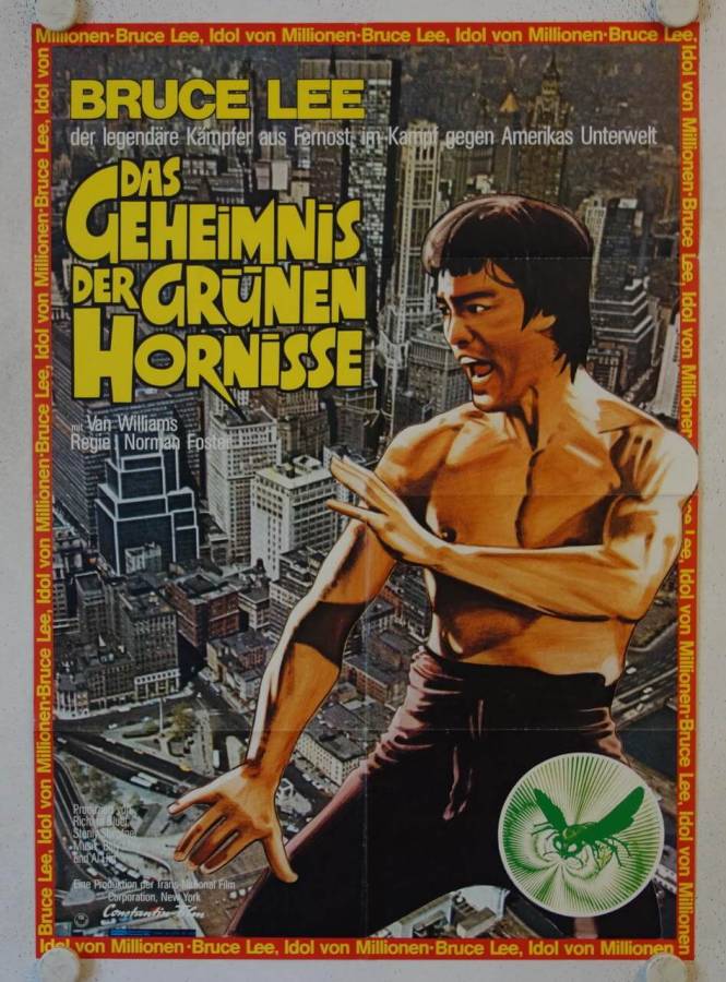 Das Geheimnis der grünen Hornisse originales deutsches Filmplakat